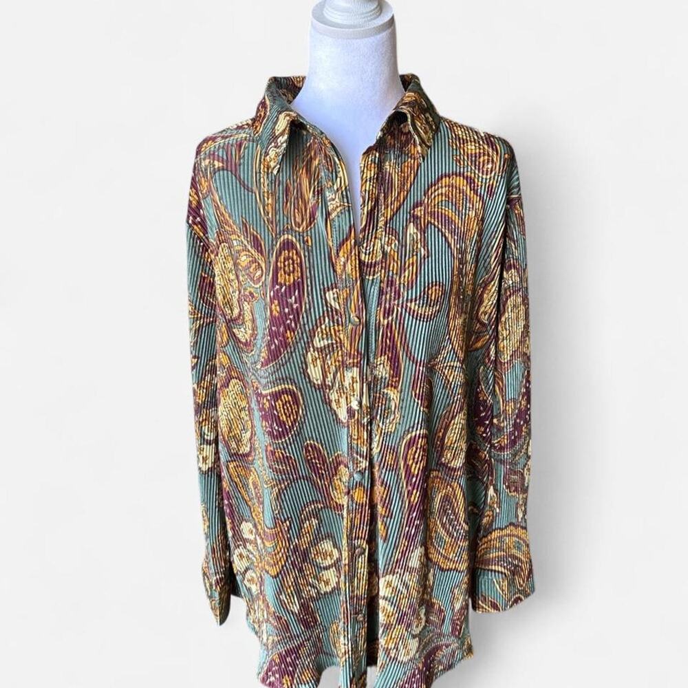Vintage inner circle micro pleated